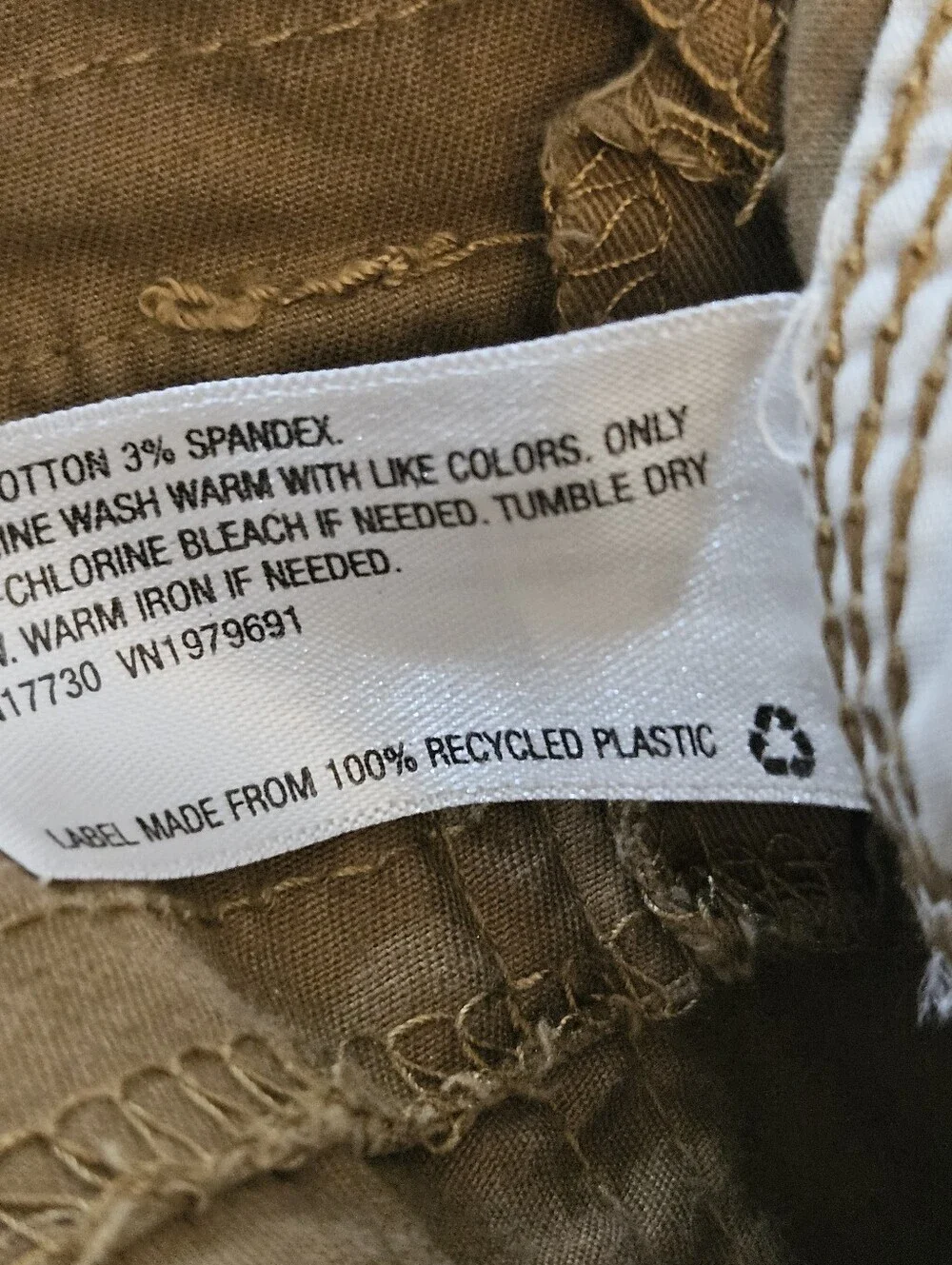 Goodfellow Khaki Cargo Pants Tan Size 30x32
